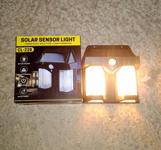 Outdoor Solar Wall Lamp Outdoor Waterproof High Quality Lamp Induction Garden Lamp Garden Villa Night Lamp Double Lamp Light (1 Pc) - dailyneed.life