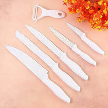 Marble Coated Stainless Steel Kitchen Knife Set (6 Pc) - dailyneed.life