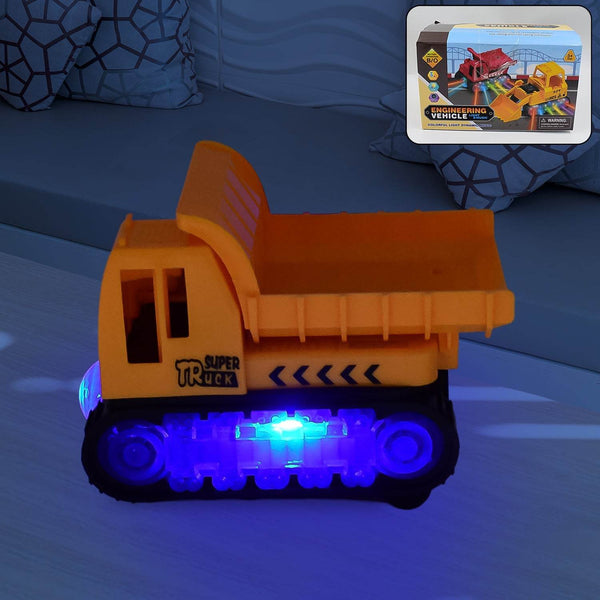 Engineering Vehicle Toys for Kids - Self-Driving Super Dump Truck Toy | Self-Driving Trucks, Engineering truck Electric Vehicle Toys boys birthday gift toys (1 Pc) - dailyneed.life