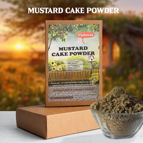 Mustard Cake Fertilizer For Plants 900gm - dailyneed.life