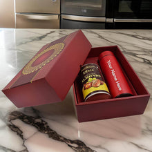 Personalized Temprature Water Bottle & Chocolate (With Attractive Multi circle Box / 2 Pc Set) - dailyneed.life