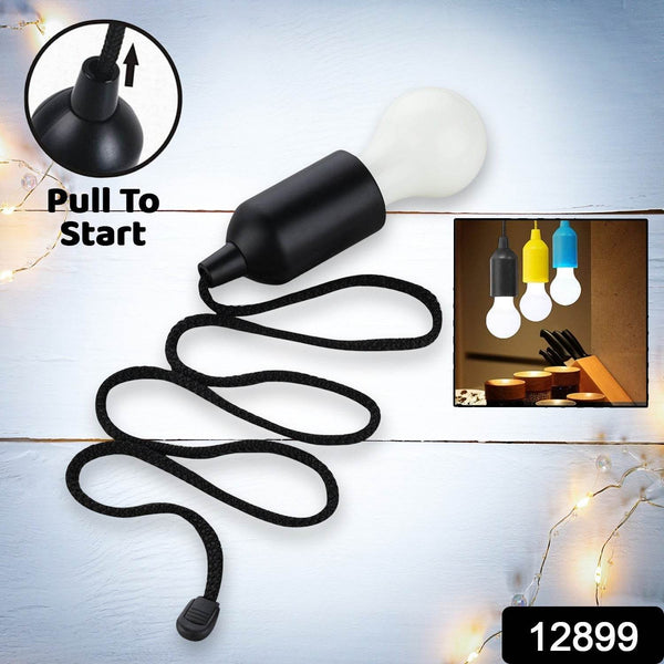 LED Pull Cord Light – Hanging Black LED Bulb (1 Pc) - dailyneed.life