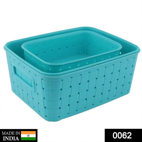 Smart Baskets for Storage(Set of 3) Sky Blue - dailyneed.life