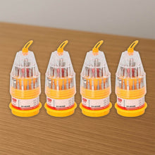 (SET OF 4PC) SCREWDRIVER SET, STEEL 31 IN 1 WITH 30 SCREWDRIVER BITS, PROFESSIONAL MAGNETIC DRIVER SET, B Grade - dailyneed.life