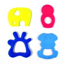 Silicone Baby Teether Pack of 1 (Mix Design & Color) - dailyneed.life
