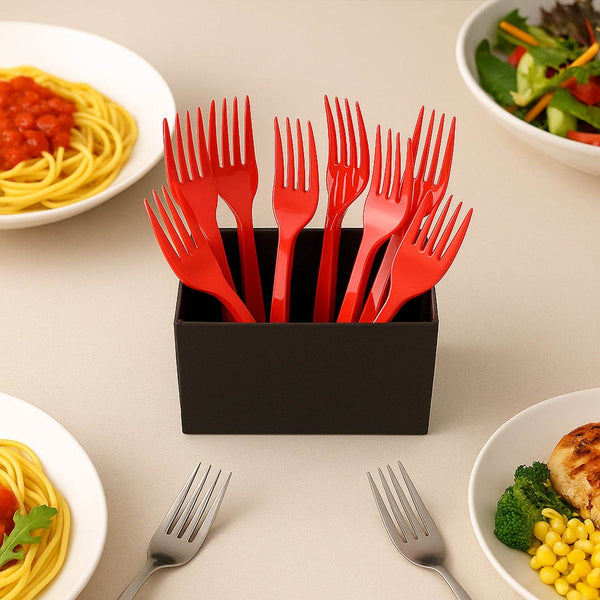 Premium Disposable Plastic Forks (8 Pc) - dailyneed.life