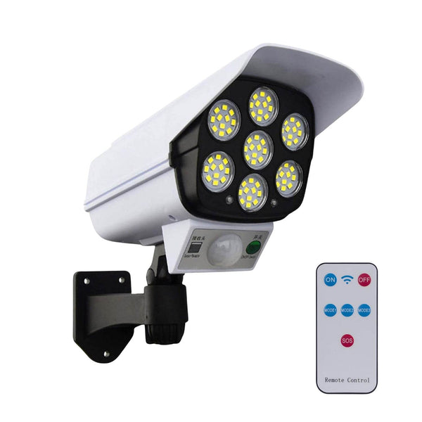 Solar Light Outdoor Motion Sensor Security Camera Shaped Dummy Wall Lamp (1 Pc) - dailyneed.life