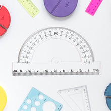 Plastic Geometry Set, Triangle Ruler Protractor Straight Ruler (4 Pcs Set) - dailyneed.life