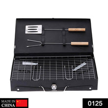 Stainless Steel Briefcase Style Barbecue Grill Toaster (Medium, Black) - dailyneed.life