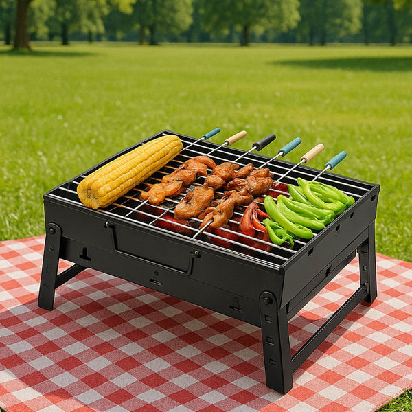 A Barbecue Grill used for making barbecue of types of food stuffs like vegetables, chicken meat etc. - dailyneed.life