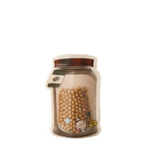 Plastic Transparent Small Jar Shaped Pouch With Zipper (1 Pc) - dailyneed.life