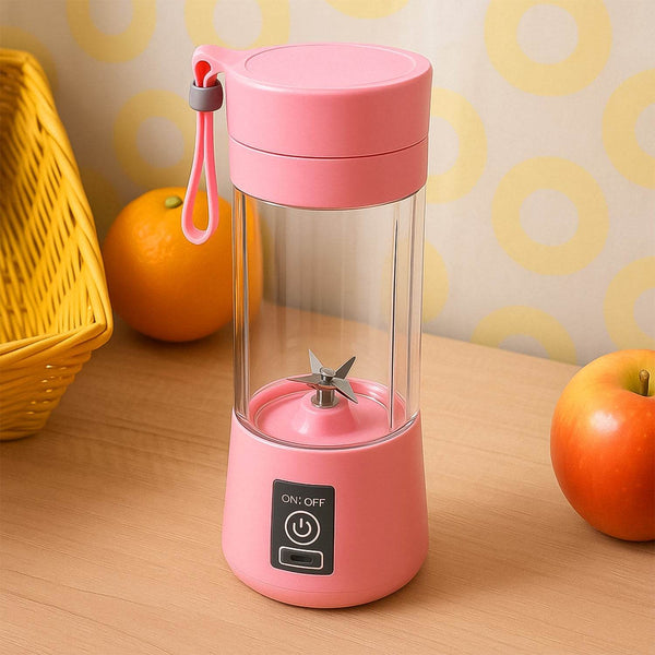 Multi-Purpose Portable USB Electric Juicer 6-Blades, Protein Shaker, Blender Mixer Cup (380 ML) - dailyneed.life