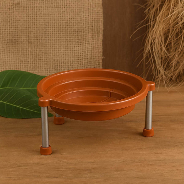 Multipurpose Matka Stand / Plant Pot Water Pot Stand Plastic for Home & Kitchen (1Pc) - dailyneed.life