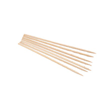 Camping Wooden Color Bamboo BBQ Skewers Barbecue Shish Kabob Sticks Fruit Kebab Meat Party Fountain Bamboo BBQ Sticks Skewers Wooden (30cm) - dailyneed.life