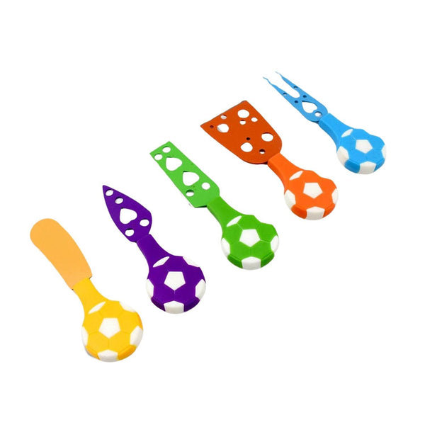 Football Soccer Cheese Knife Set (5 Pcs Set) - dailyneed.life