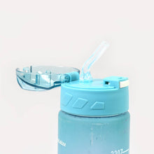 Plastic Colorful Motivational Water Bottle with Straw (900 ML) - dailyneed.life
