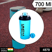 700ml Protein Shaker Bottle with Powder Storage 3-Compartment Gym Shake - dailyneed.life