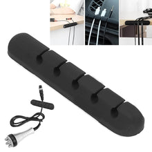 5 Slot Cable Clips - Silicone Adhesive Cord Management Organizer (1 Pc / 5 Slot) - dailyneed.life