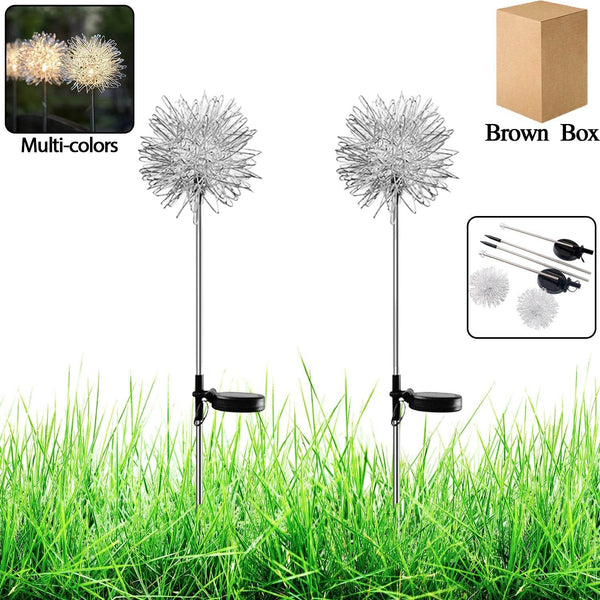 Solar Powered Dandelion Garden Lights (2 Pc) - dailyneed.life