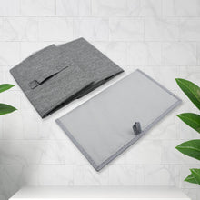 FOLDABLE STORAGE BOX WITH LID AND HANDLES, COTTON AND LINEN STORAGE BINS AND BASKETS ORGANIZER FOR NURSERY, CLOSET, BEDROOM, HOME - dailyneed.life