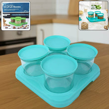 Airtight Container Jar 4 Pc Set With Stylish Tray for Kitchen Unbreakable Jar Set for Multipurpose Storage ( Mukhwas Dani ) - dailyneed.life