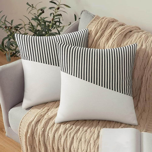 Decorative Pillow Covers Cushion Cases Soft Cotton (26 × 26 Inch / 1 Pair / 2 Pc) - dailyneed.life