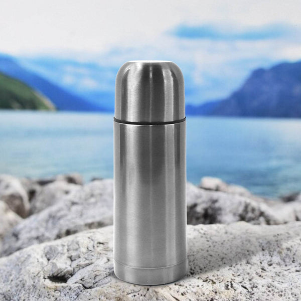 Stainless Steel Hot And Cold Water Bottle With Push-down Lid (350ml) - dailyneed.life