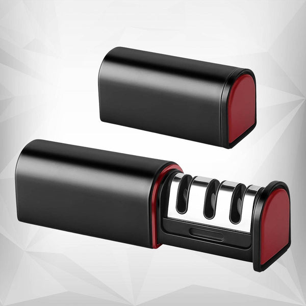 3-Stage Knife Sharpener, Knife grinder Three-sided blade for both water (1 Pc) - dailyneed.life