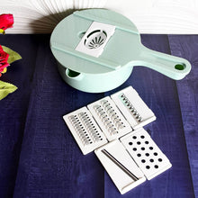 Vegetable Choppers with Drain Basket | 6 in 1 Vegetable Slicer Blades (1 Set) - dailyneed.life