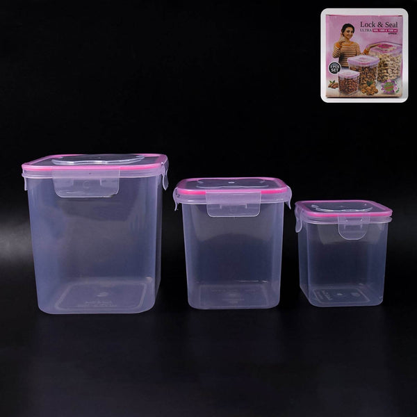 Kitchen Storage Container Set Of 3 Pcs (1500, 1000, 500 ML) - dailyneed.life