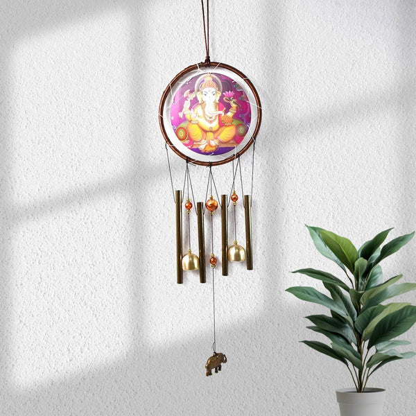 Lord Ganesh Wind Chimes Outdoor Hanging Wind Chime (1 Pc) - dailyneed.life
