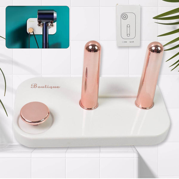 Hair Dryer Wall Mount, Self Adhesive Hair Dryer Holder (1 Pc) - dailyneed.life
