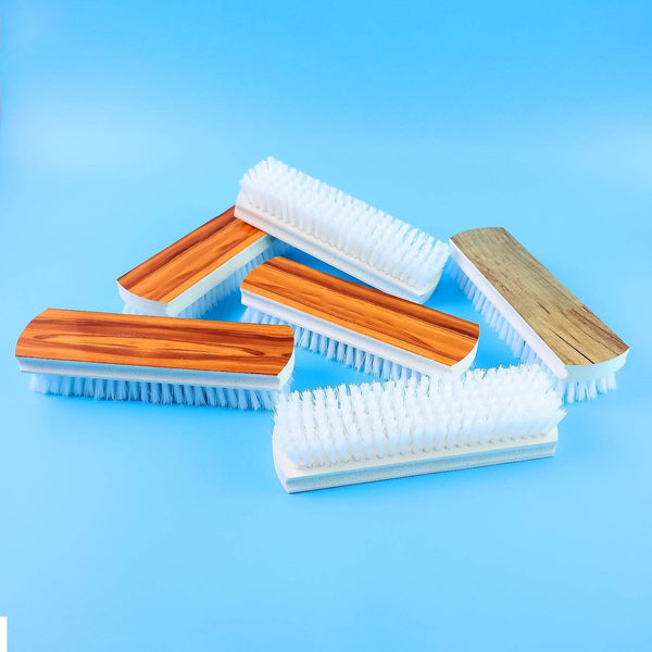 Veepee 6-Piece Washing and Cleaning Scrub Brush Set – (Multi-Color Bristles) - dailyneed.life