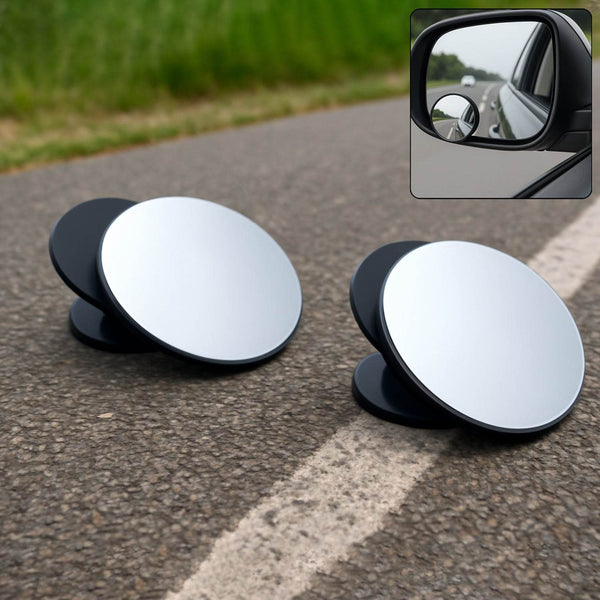 Car Blind Spot Side Mirror Round HD Glass Blind spot Mirror (2 Pc) - dailyneed.life