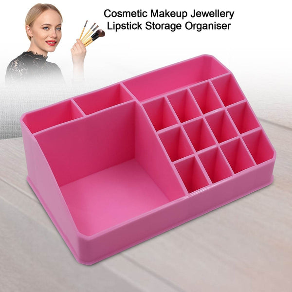 Makeup Organiser Cosmetic Makeup Lipstick Storage Box with Drawer Plastic Case Holder Skin Care Products (1 Pc) - dailyneed.life