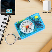 Mini Alarm Clock Keychain – 1PC Portable Quartz Analog Clock Key Ring - dailyneed.life