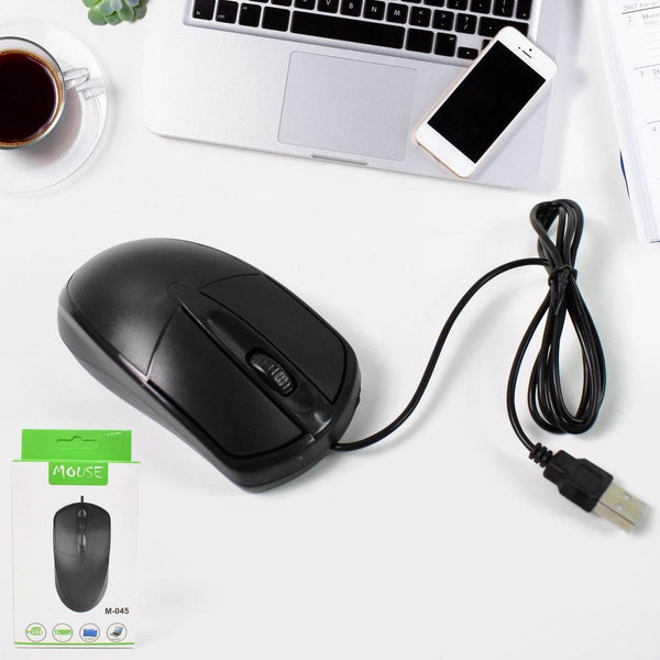 Computer / Laptop Wired Optical Mouse, M- 045 (1 Pc) - dailyneed.life