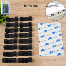 Plastic Wire Cord Cable Clips Organizer Holder (16 Pcs Set) - dailyneed.life