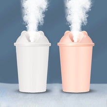 Cute Bear Shape USB Humidifiers Cup (1 Pc / Multicolor Light) - dailyneed.life