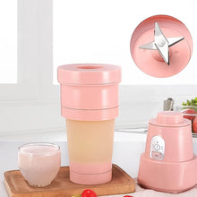 Foldable Electric Juicer, Portable Blender Stainless Steel 6 Blades (500 ML) - dailyneed.life