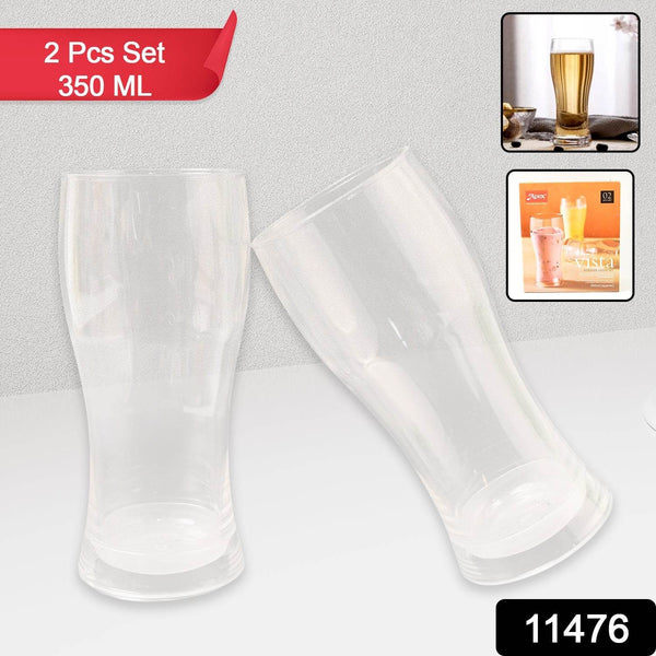 Apex Vista Unbreakable Pitcher Glass Set – 350 ML (Approx) | 2-Piece - dailyneed.life