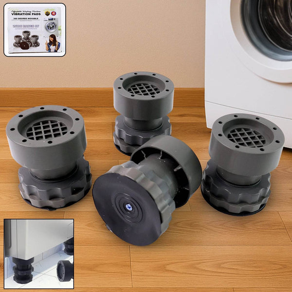 Adjustable Anti-Vibration Pads for Washing Machine and Refrigerator Base (4 Pc) - dailyneed.life