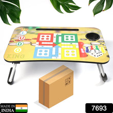 Ludo Design Foldable Study & Laptop Table for Children with Tablet Slot & Cup Holder - dailyneed.life