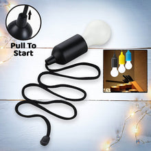 LED Pull Cord Light – Hanging Black LED Bulb (1 Pc) - dailyneed.life