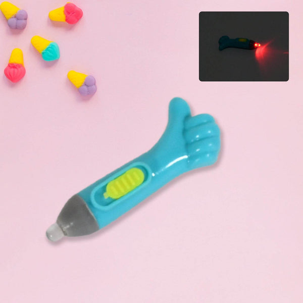 Thumb shaped light, lightning keychain, lightning toy, thumb shape LED light - dailyneed.life