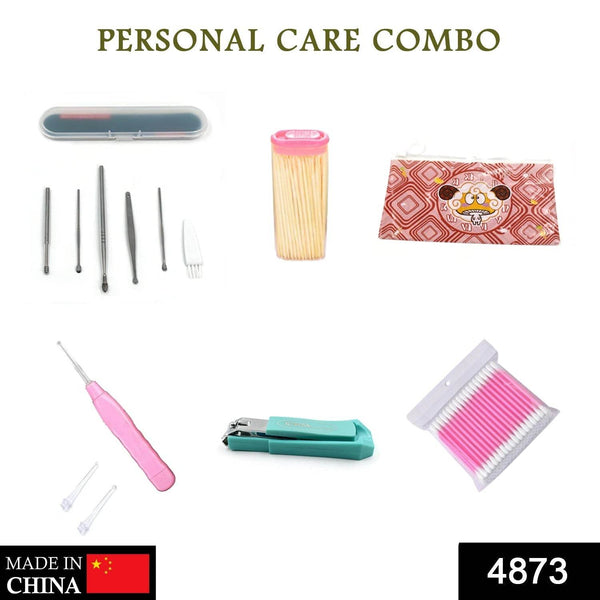 6Pcs Personal Care Combo In Zip Printed Pouch Bag - dailyneed.life