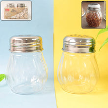 Apex Oregano & Chilli Flakes Dispenser Set – 2 Pcs Plastic Spice Shaker with Stainless Steel Lid - dailyneed.life