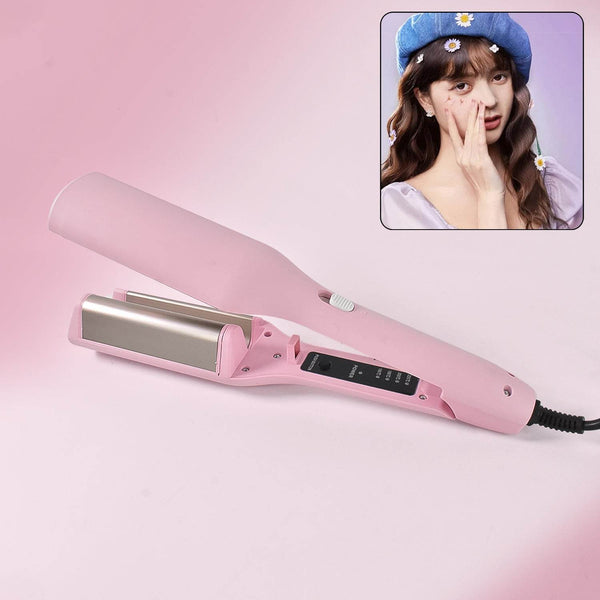 Multi function curler Wave Iron Curling Iron with Adjustable Temperature (1 Pc) - dailyneed.life