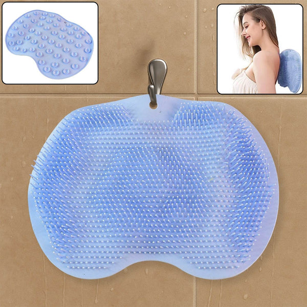 Silicone Bath Massage Cushion – Suction Cup Exfoliating Foot Scrubber & Mat - dailyneed.life