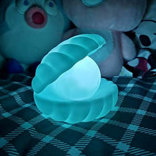 Pearl Shell Night Lamp Decorate Desk Lights Nursery Toy Lamp Led Pearl Shell Night Lights for Bedroom & Home (Small Battery Operated) - dailyneed.life
